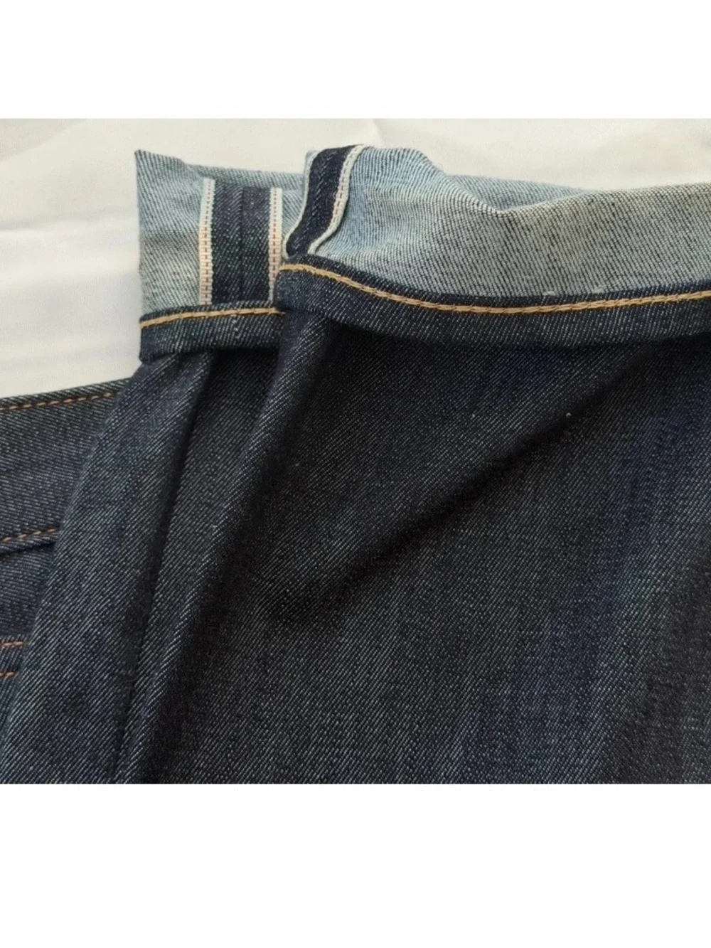 Men Banana Republic Premium Selvedge Skinny Rapid Movement Denim 34W X 32L  Blue